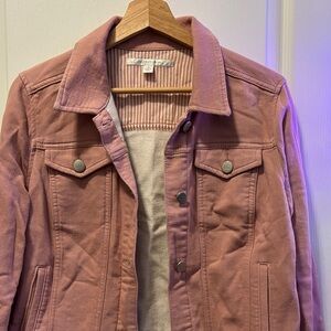 LC Lauren Conrad Dusty Rose Jean Jacket